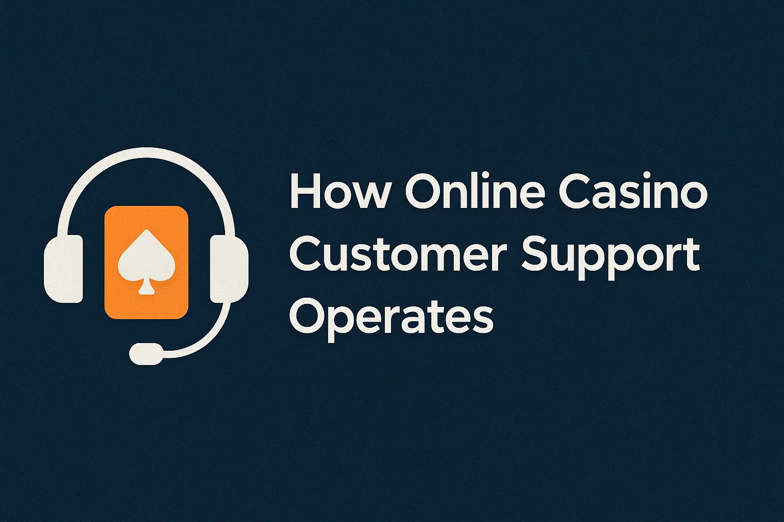 How Online Casino Customer Support Operates